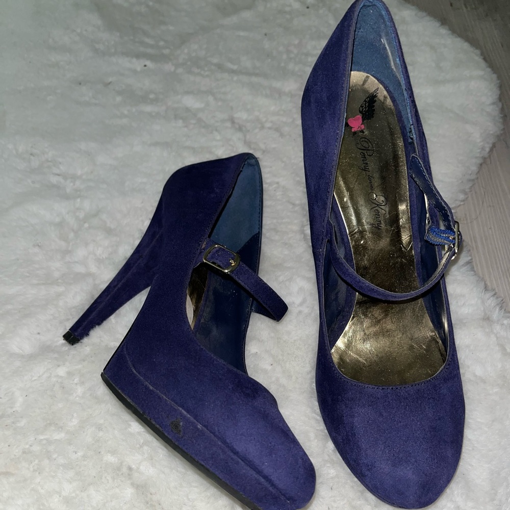 Blue heels
